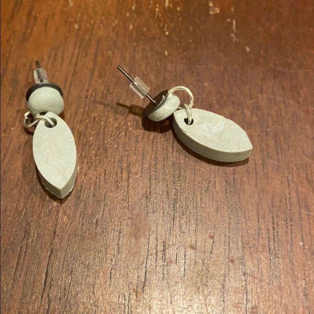 Handmade clay earrings